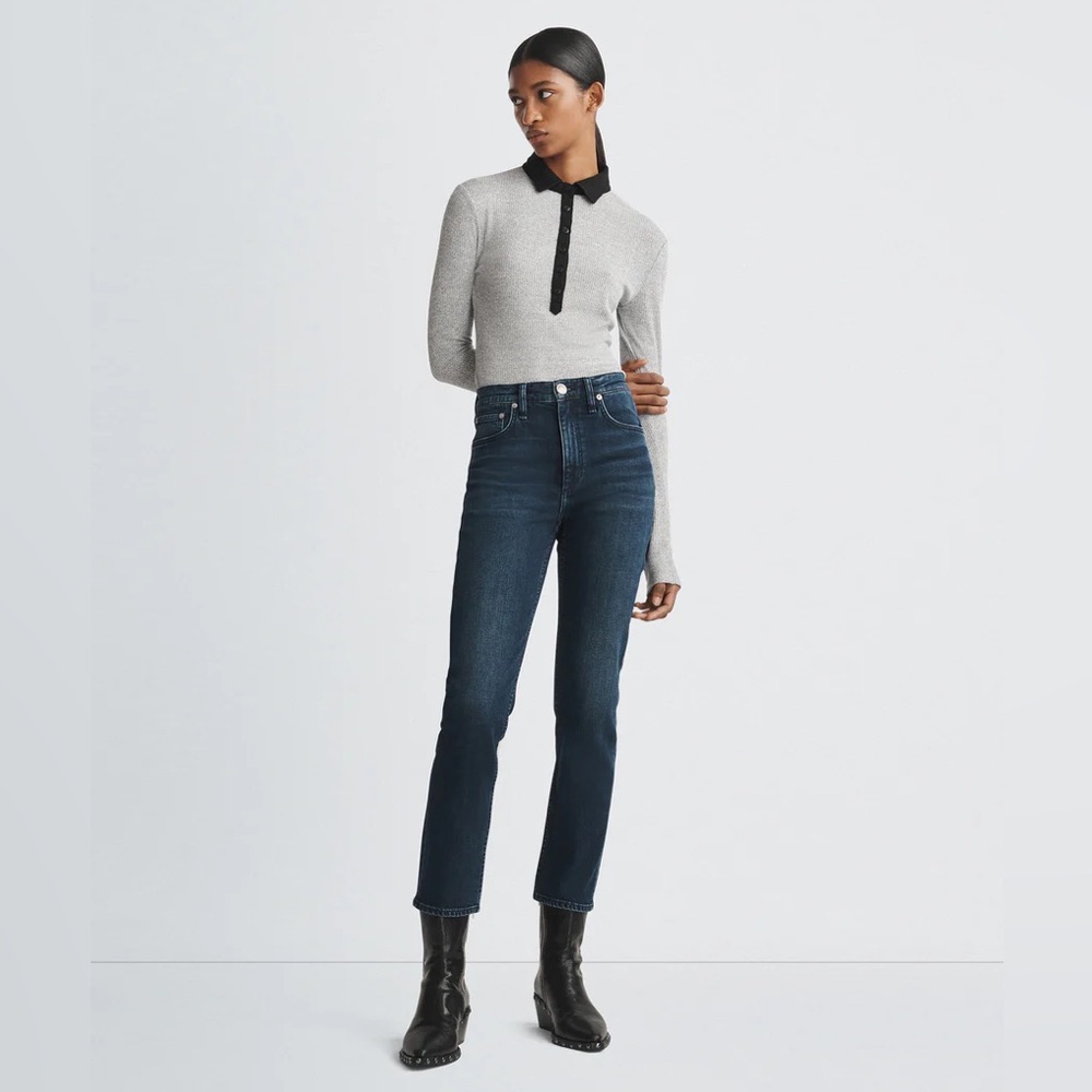 NWT Rag & Bone Wren Slim Straight Jeans in Ella 25